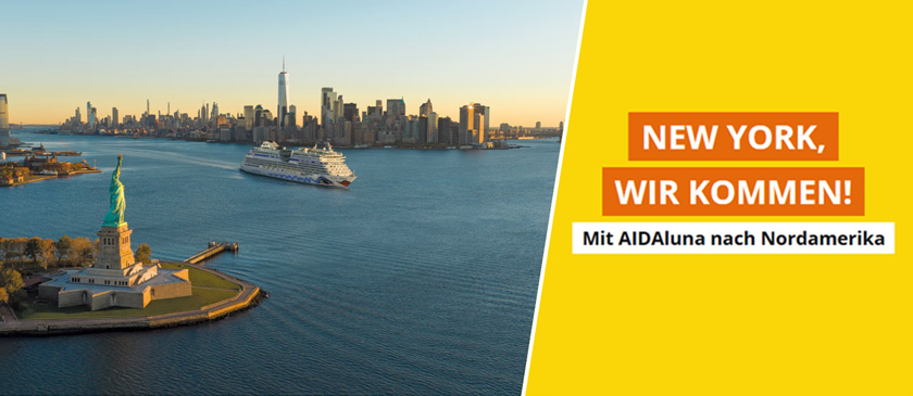Mit AIDAluna in die USA 