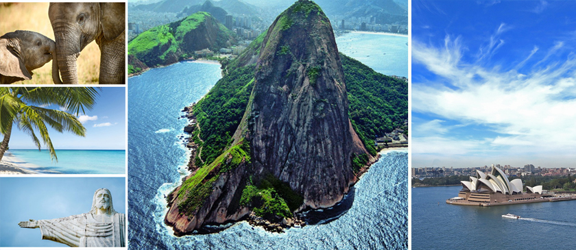 Weltreisen Teilstrecken 